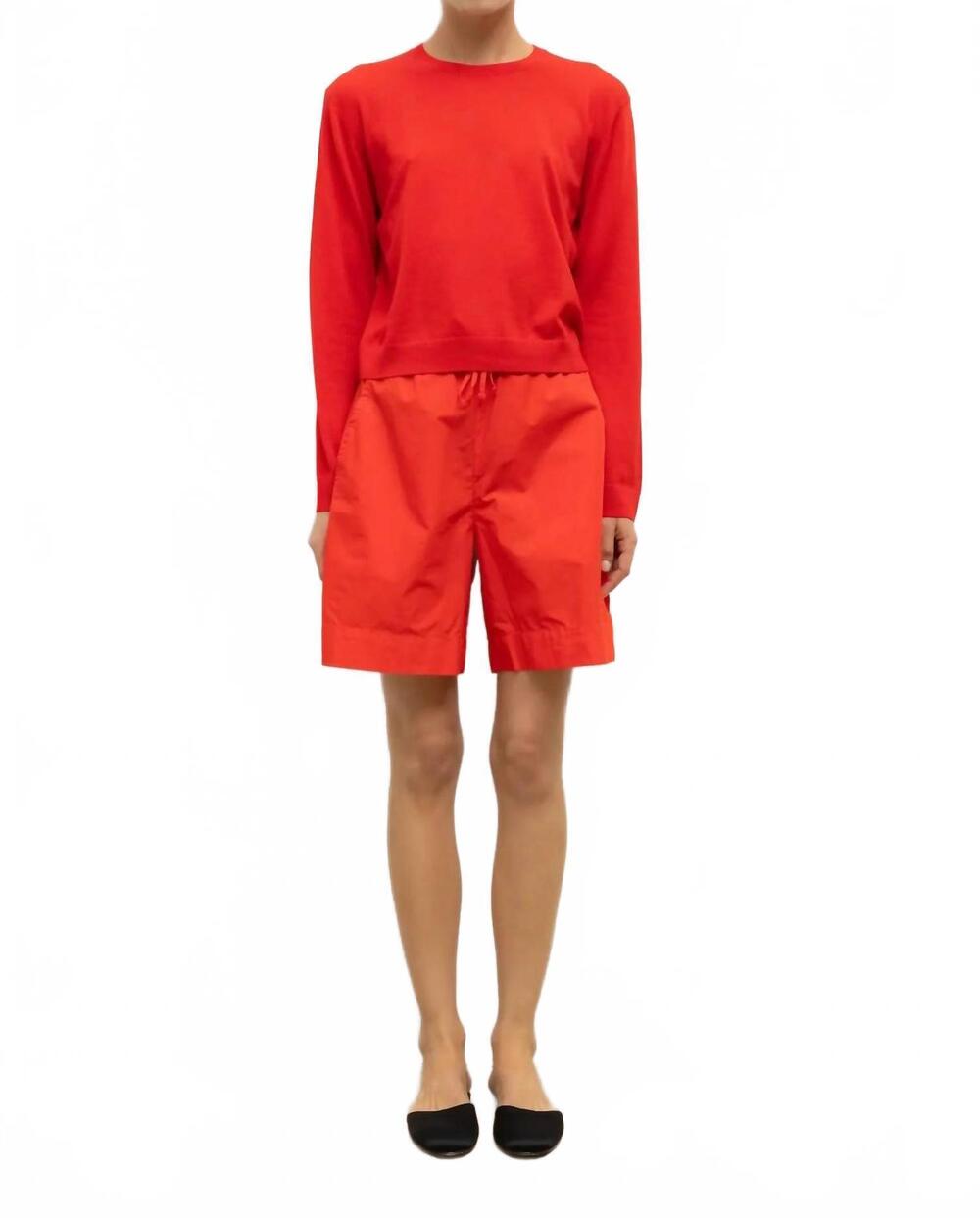NEW LESET kyoto carpenter short in cerise